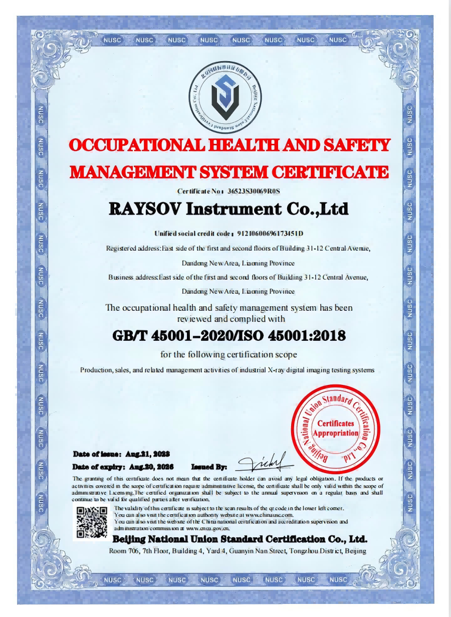 ISO45001-OCCUPATIONAL HEALTH AND SAFETY MANAGEMENT SYSTEM CERTIFICATE