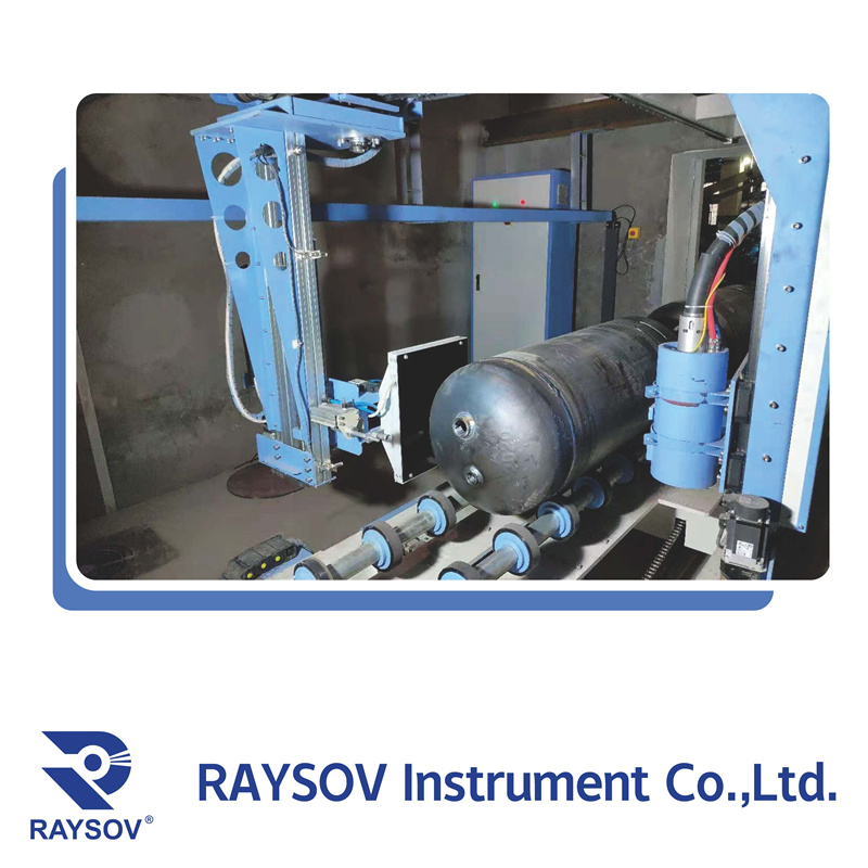 RAYSOV ZXF P-type 160kV offiline(single test) X-ray 2D inspection system for liquified gas cylinders