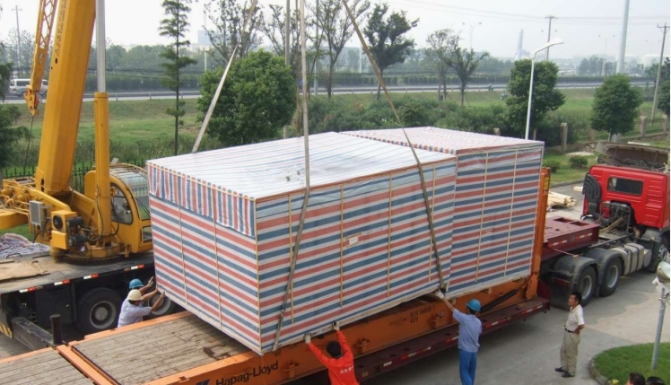 Large-size X-ray inspection system with Lead room package type for ship optional wooden framed box structure