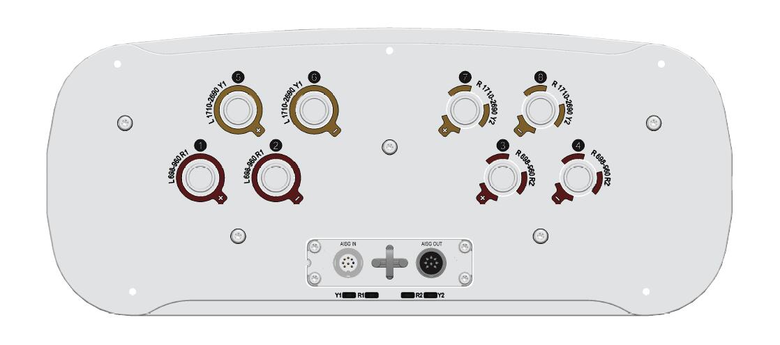 2LB2MB 65° 15.5/17.5dBi Multi-band Antenna