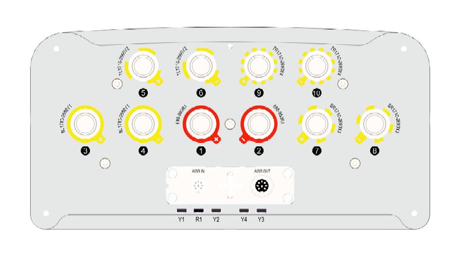 1LB4MB 65° 16/17.5/17dBi Multi-band Antenna
