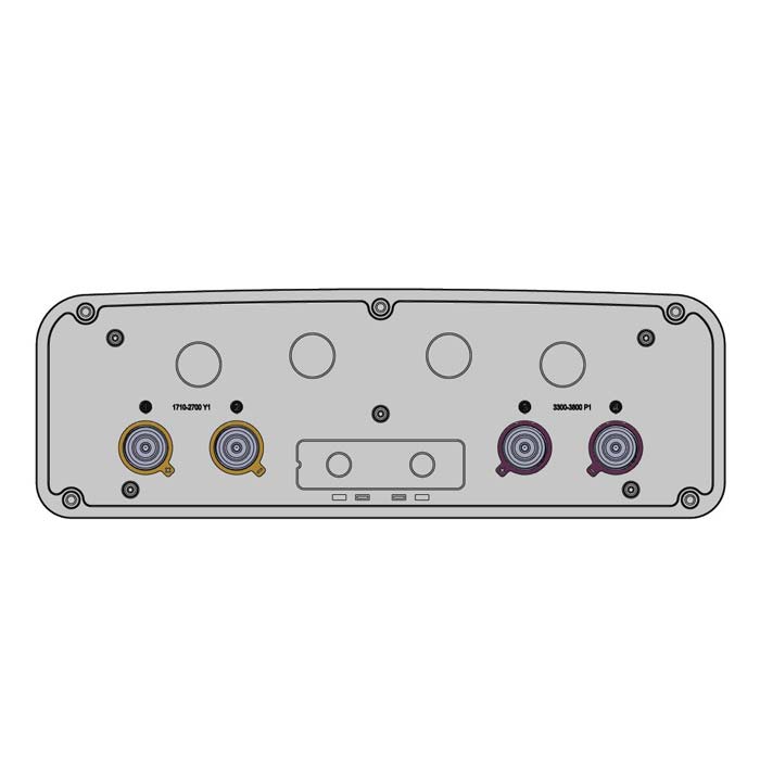 2MB 25° 15dBi Antena Berbilang Jalur
