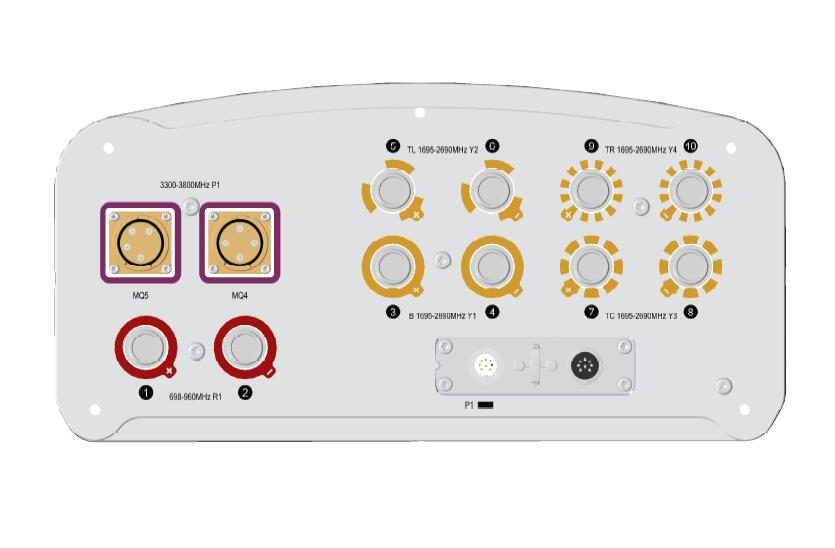 1LB4MB 65° 12/12.5/13.5dBi+3.5GHz टीडीडी एंटीना