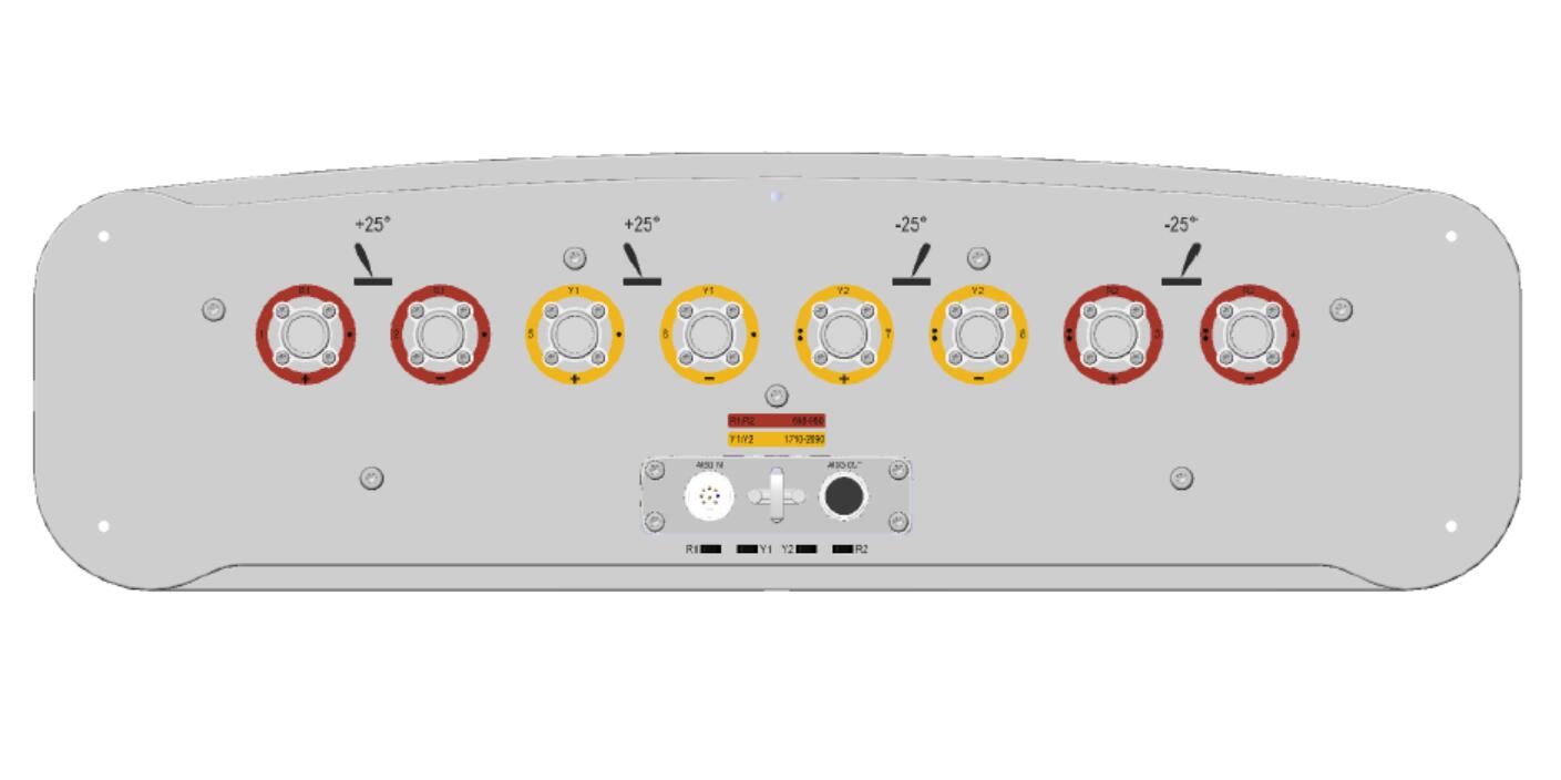 2LB2MB 33°/32° 16.5/19.5dBi डुअल बीम एंटीना
