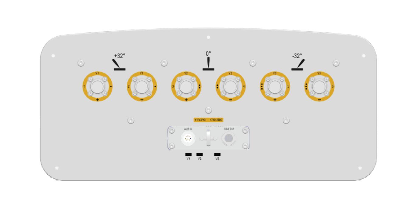 3MB 18°21/22/21dBi Antena Rasuk Tiga Kali