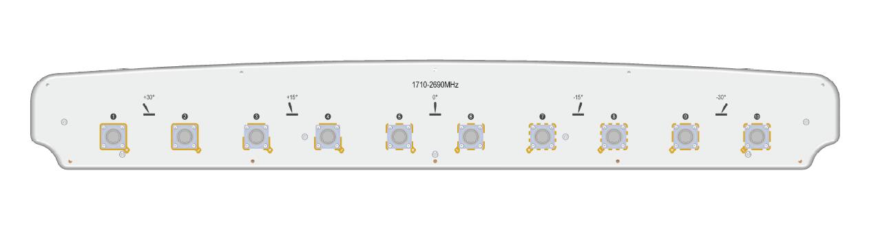 5MB 8° 22dBi Penta Beam Antenna