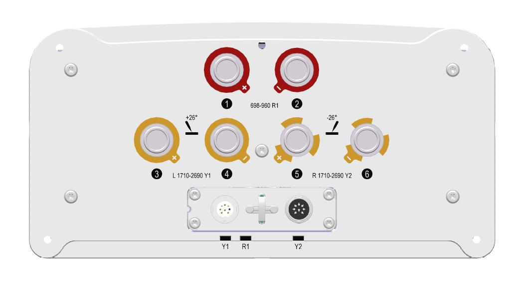1LB2MB 65°/32° 16/20dBi Antena Hibrid