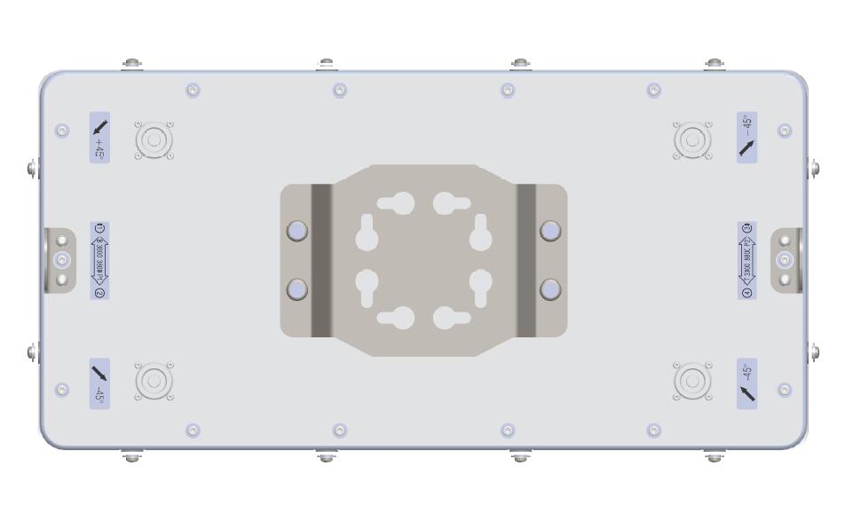 2MB 3300-3800MHz 50° 10dBi स्टेडियम एंटीना