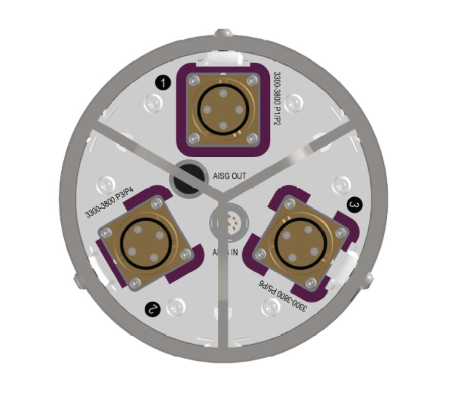 3×2HB 65°14dBi ट्यूब एंटीना