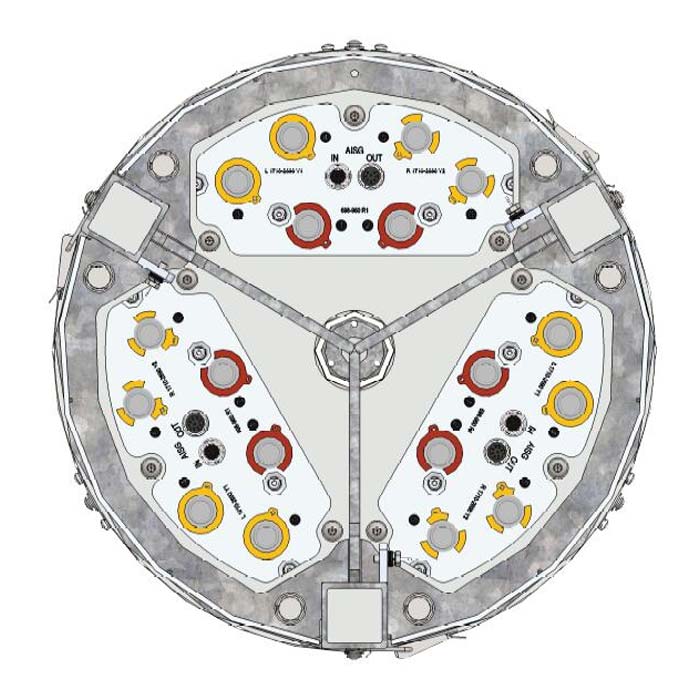 هوائي أنبوبي 3×1LB2MB 65°14/17dBi