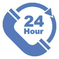 خدمة على مدار 24 ساعة