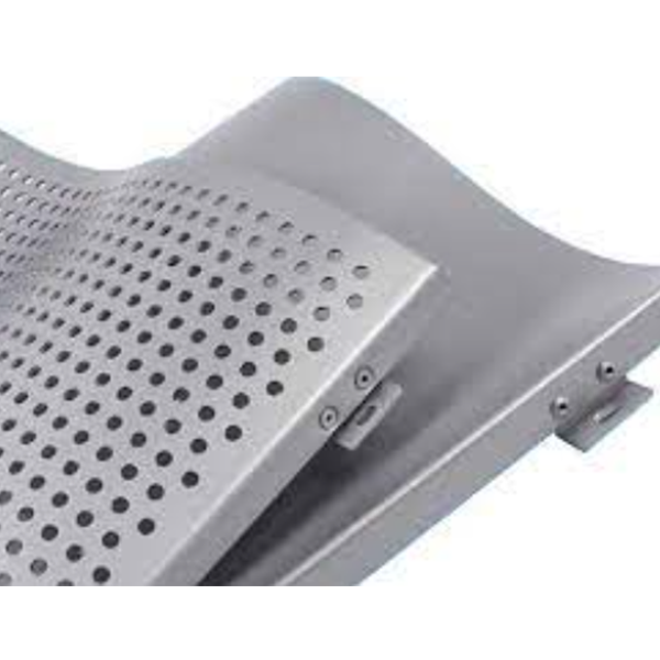 Curved Revit Interior Perforated Metal Panel