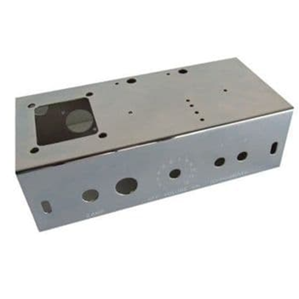 Stamped Aluminum Metal Amplifier Chassis