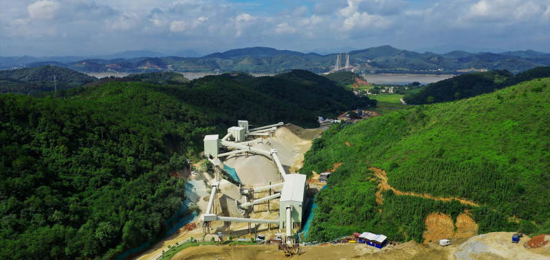 Real Situation of Guangdong Construction Mining Production Line Project