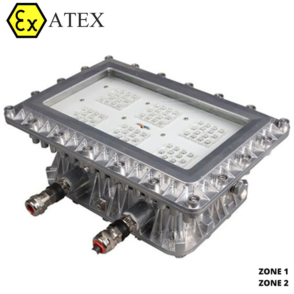 Luminárias LED High Bay à prova de explosão para Zona 2, refletores atex no atacado