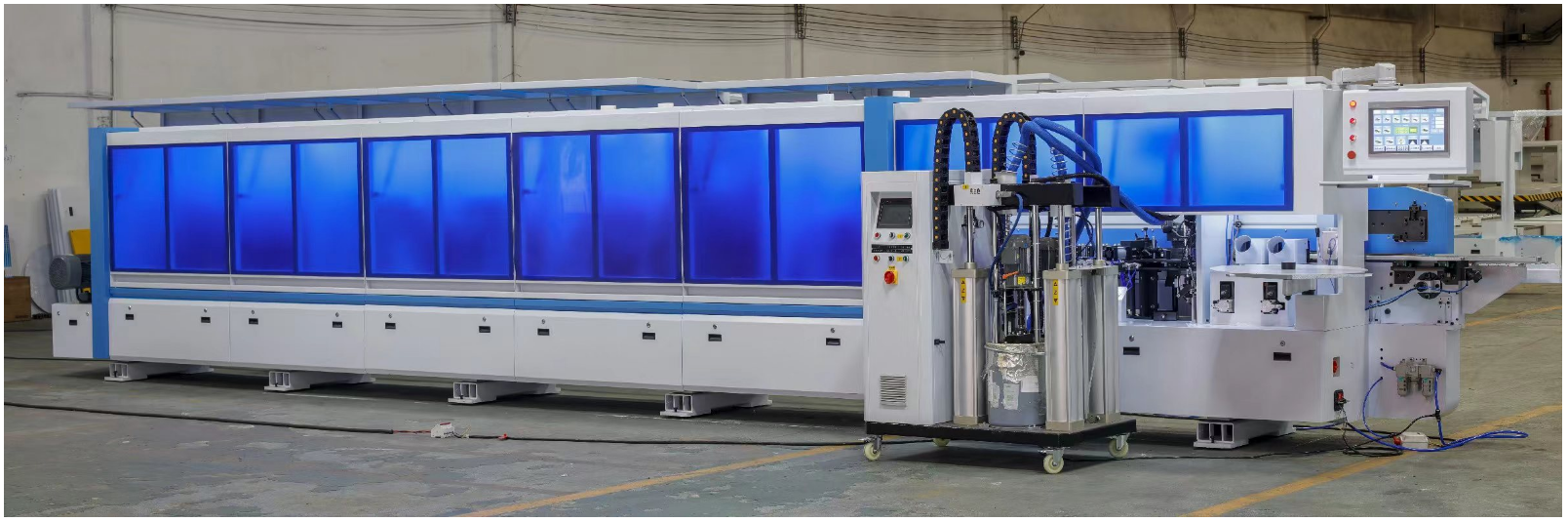PUR EDGE banding machine for aluminum
