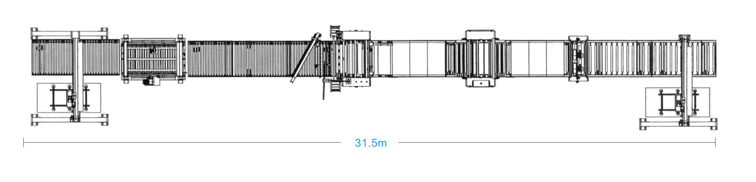 PUR lamination line for HDF board