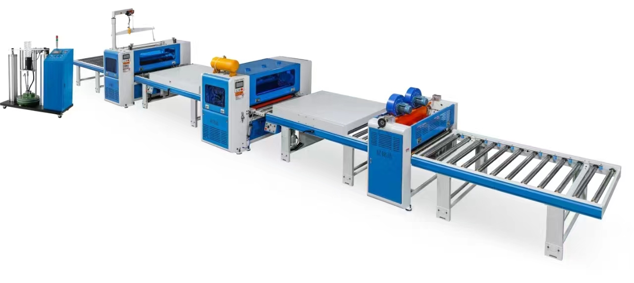 17meters semi sutomatic lamination machine