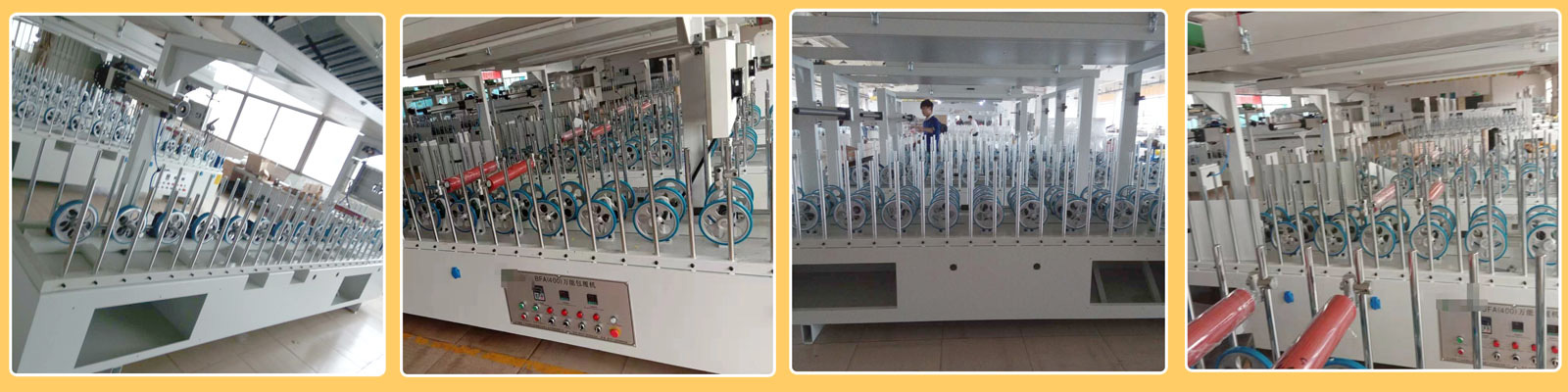 600mm PUR panel wrapping machine