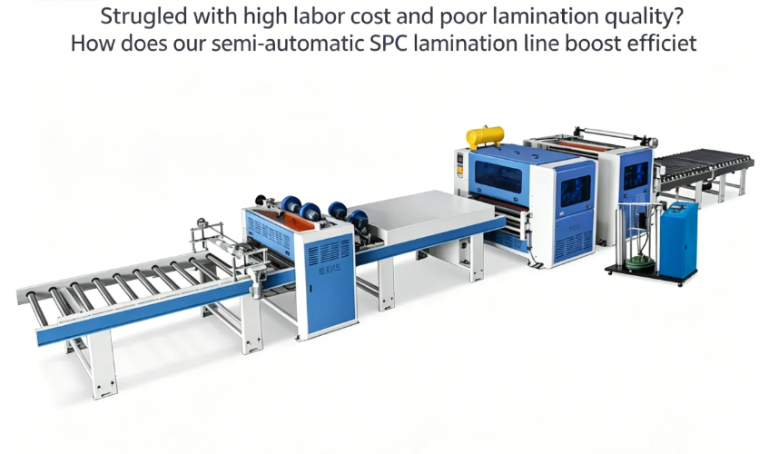 Struggled with high labor cost and poor lamination quality? How does our semi-automatic SPC lamination line boost efficiency?