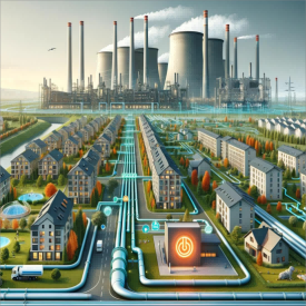 Zona de suministro de energía centralizada