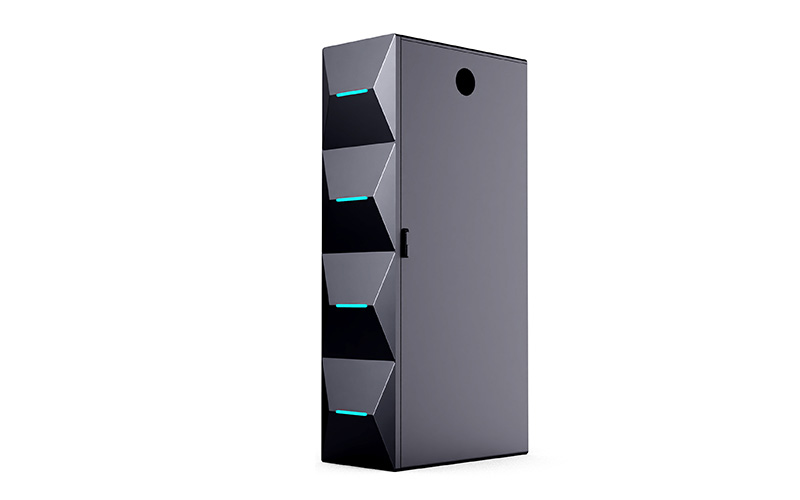 Gabinete de datos refrigerado por líquido de alta potencia de 45 KW