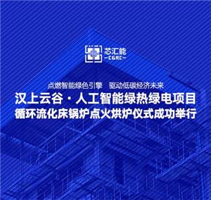 Proyecto de calor y energía ecológica con IA en el valle de Hanshang: Ceremonia de encendido de caldera CFB celebrada con éxito