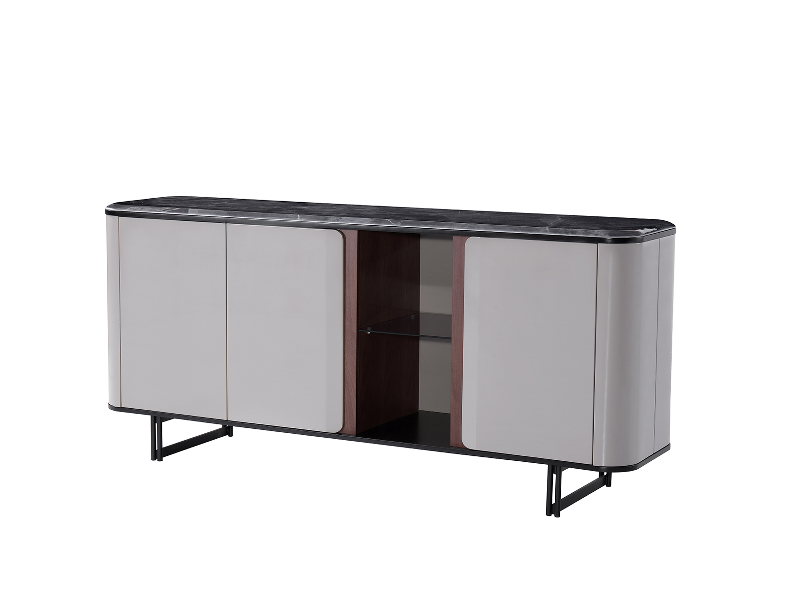 Modern Marble Countertop Dining Room Sideboard