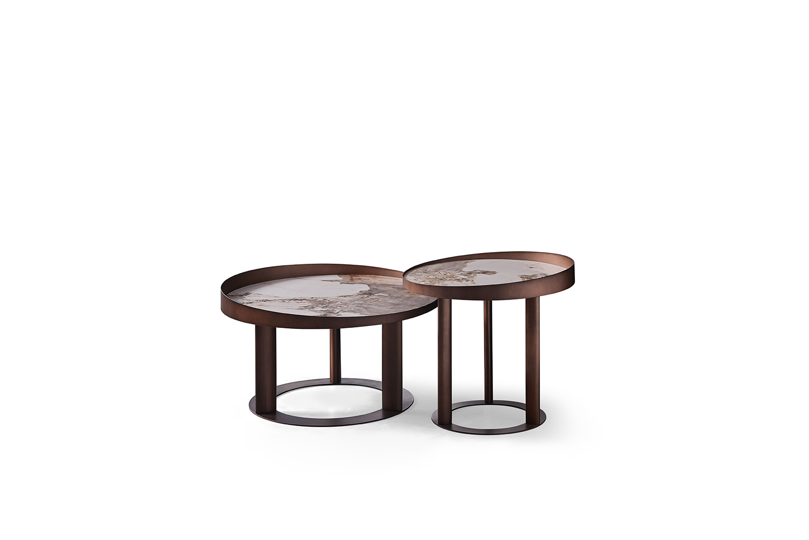 Round Nesting Coffee Table