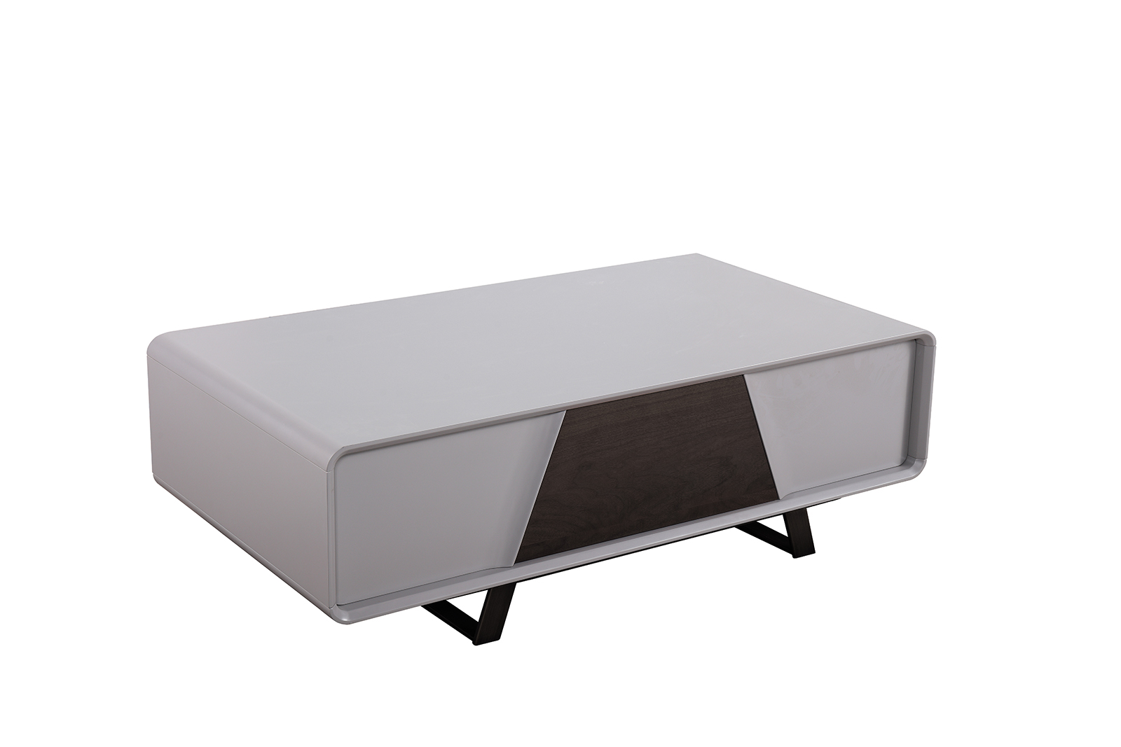 Rectangle Wooden with metal leg Coffee Table