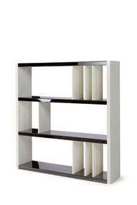 Light Wooden Modern three-tier bookshelf