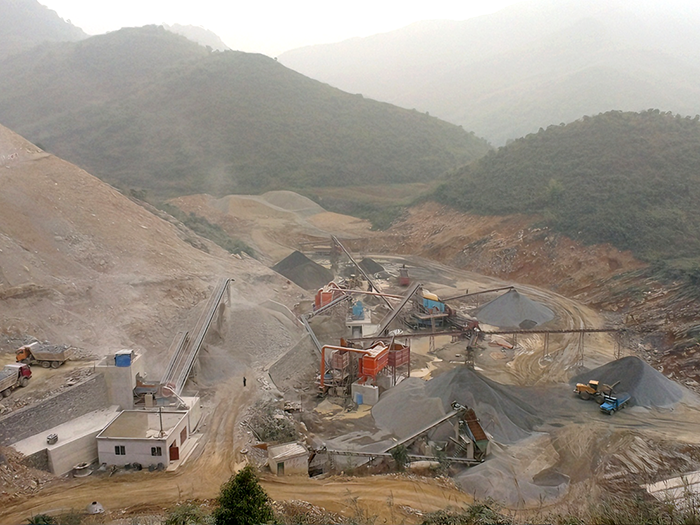 Linia produkcyjna kruszywa Laos 250 TPH