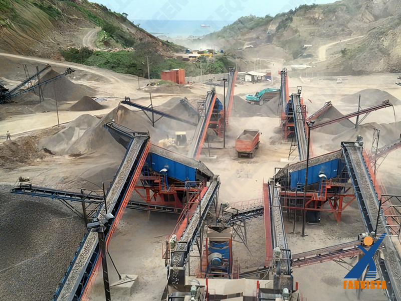 300 TPH Andesite Crushing Plant