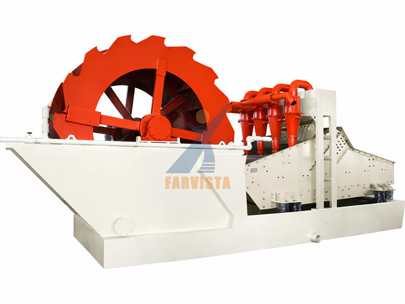 wheel sand washing machine