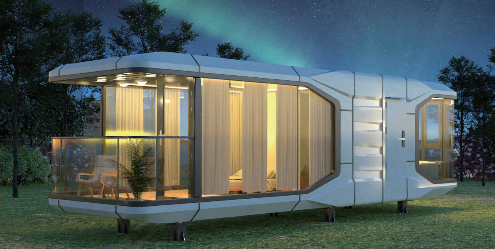 Outdoor Mobile Capsule House