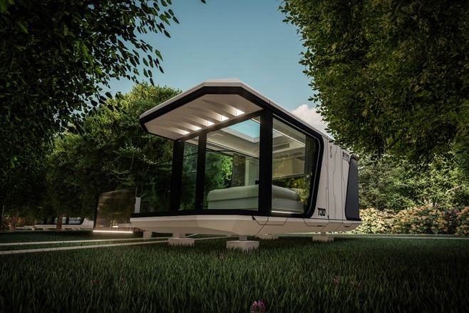 38m² Aluminum Alloy Mobile Container With Terrace House