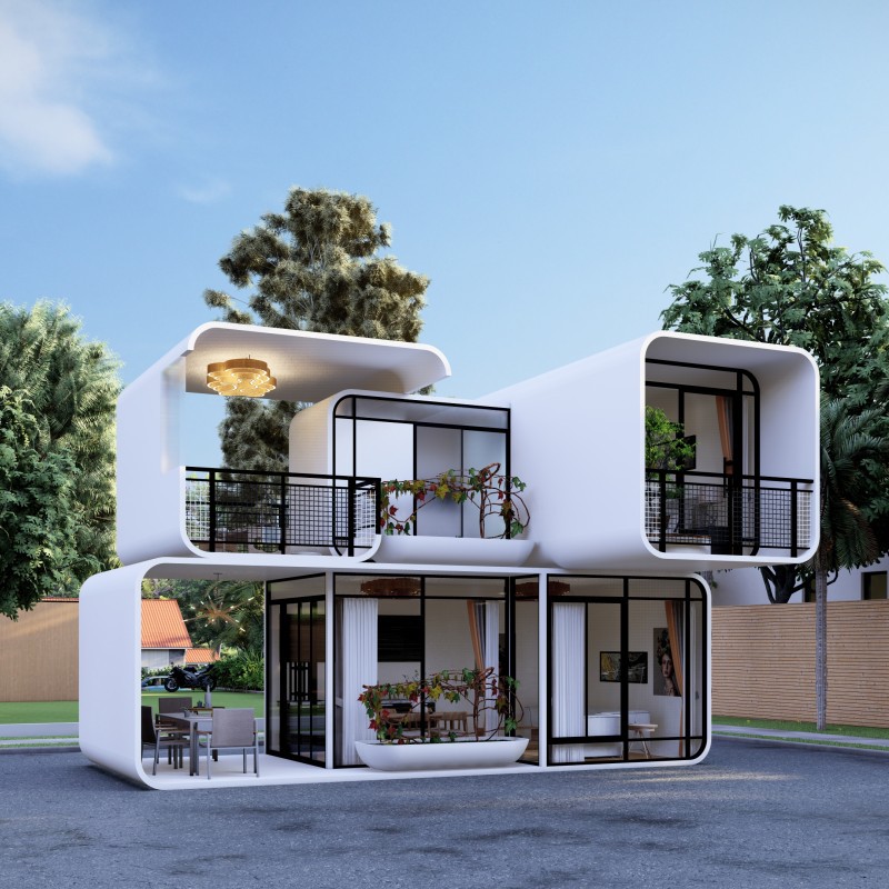 Prefabricated Modular Homes differ from traditional buildings in the following ways