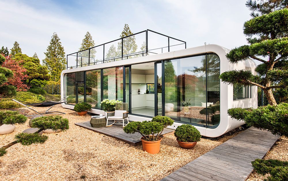 outdoor capsule house