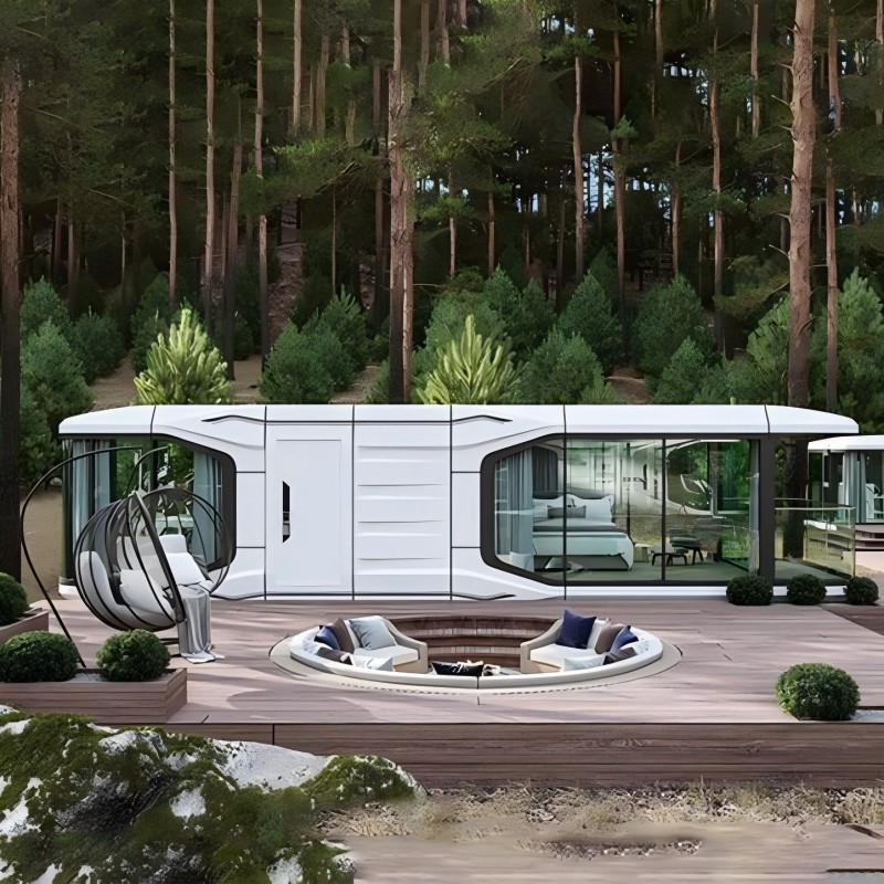 28m² Aluminum Alloy Mobile Prefabricated House With Terrace