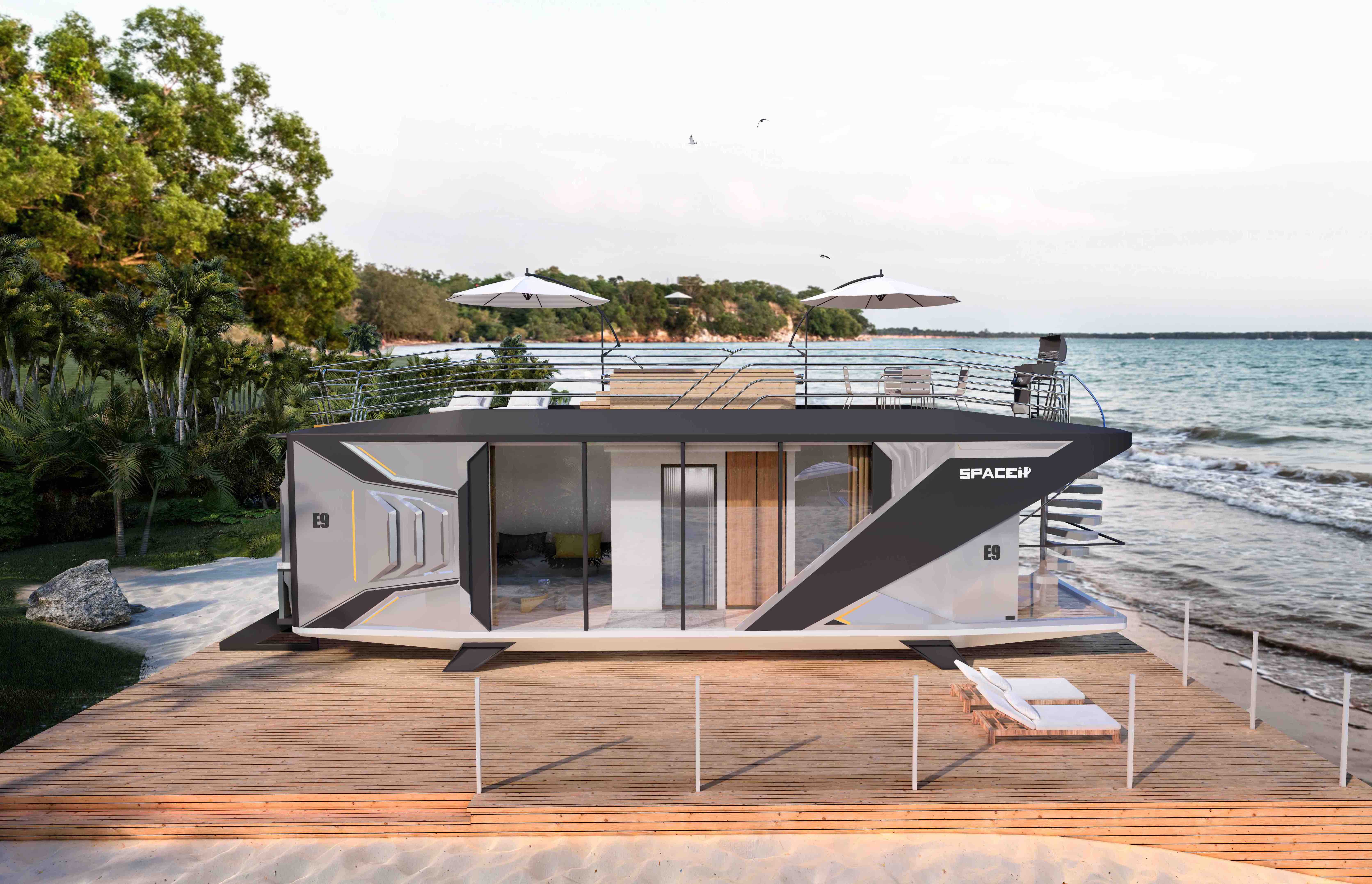 38m² Aluminum Alloy Mobile Container House
