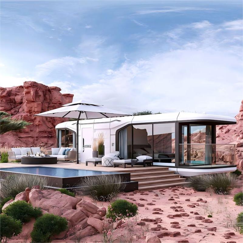 A new choice for outdoor tourism and living---space capsule