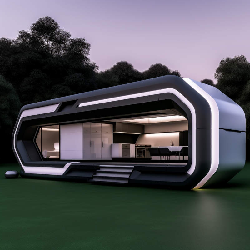 How is the intelligent system of the space capsule implemented?