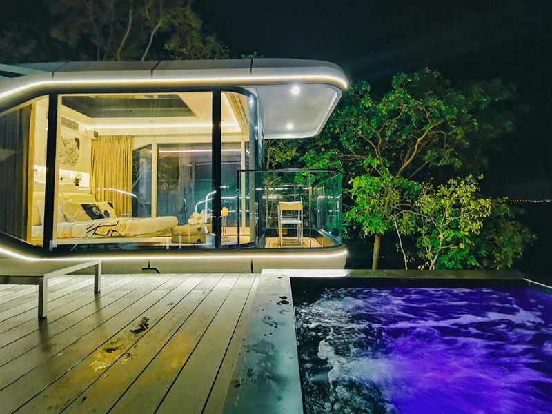 High Quality Space Capsule House Brings A New Life Experience