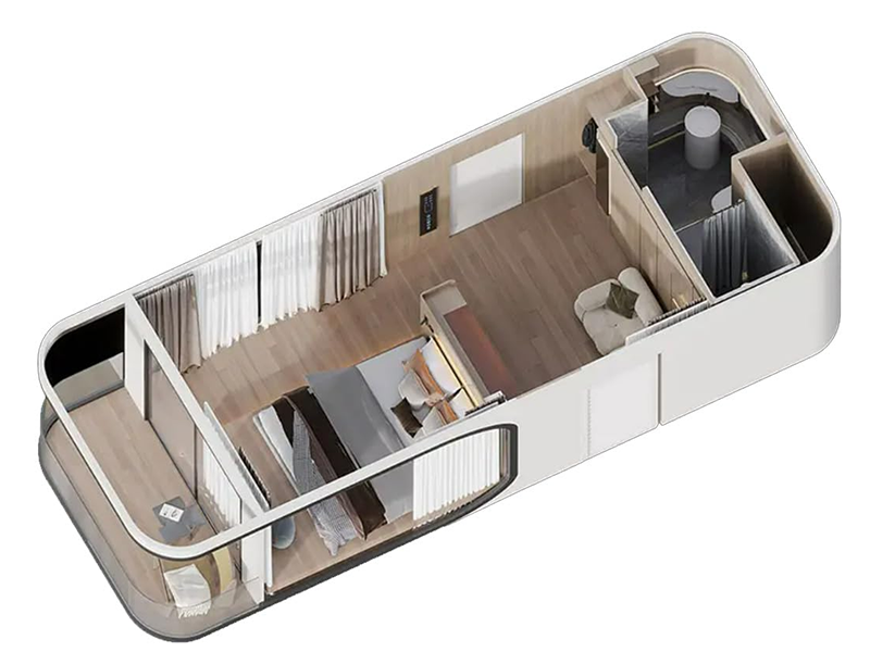 Intelligent And Modular Space Capsule House