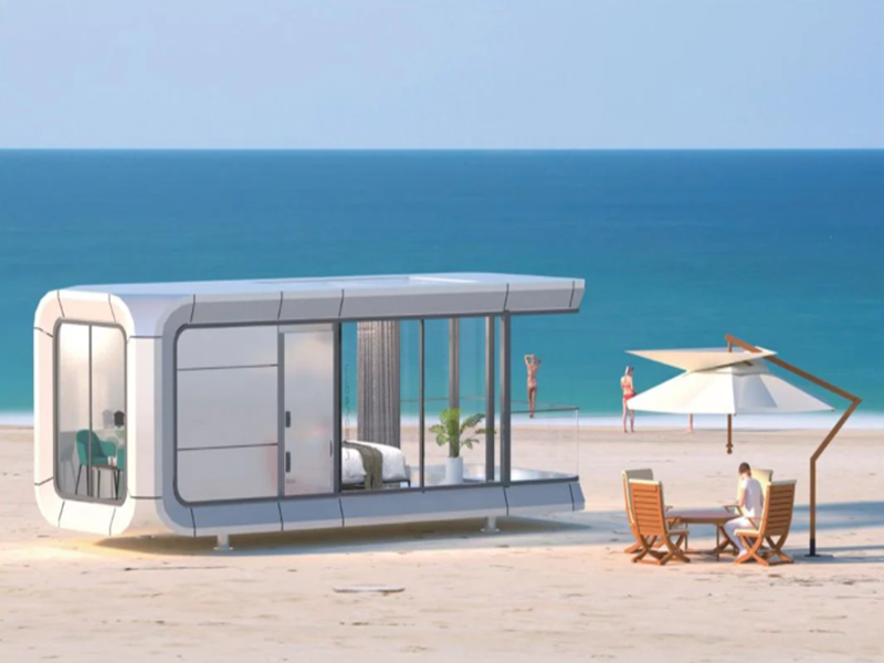 Futuristic Seaside Holiday Experience: Space Capsule Houses Lead The Trend