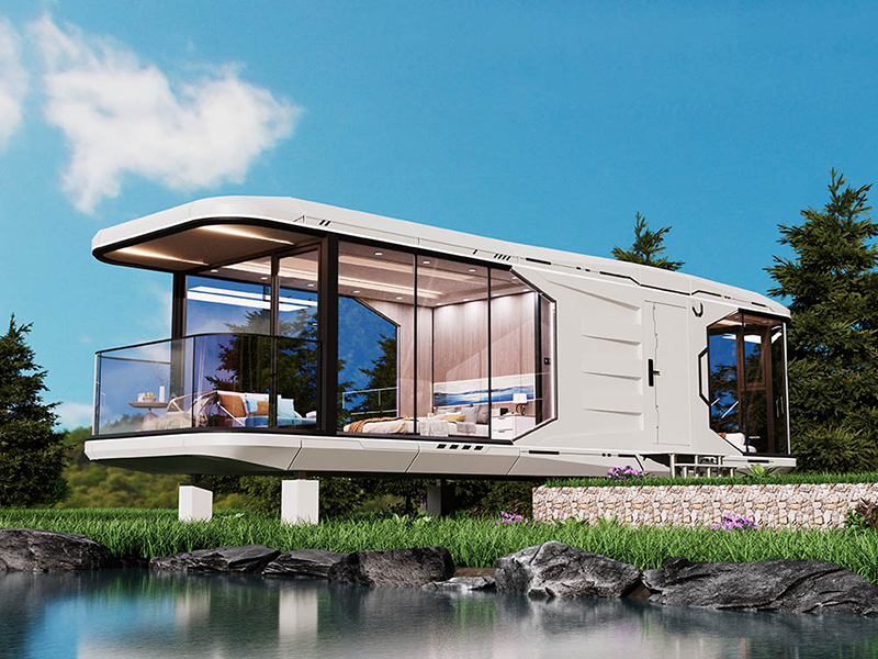 Mobile prefabricated cabin