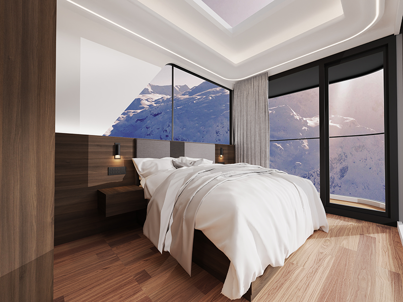 Space Capsule Houses in A Variety of Sizes and Layouts