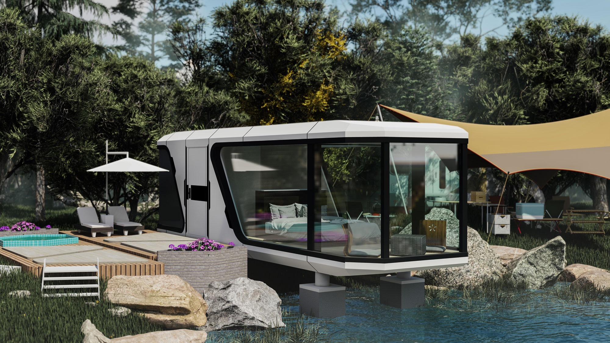 Space cabin houses- the new favorite of tourism, leading the trend of innovation in the industry