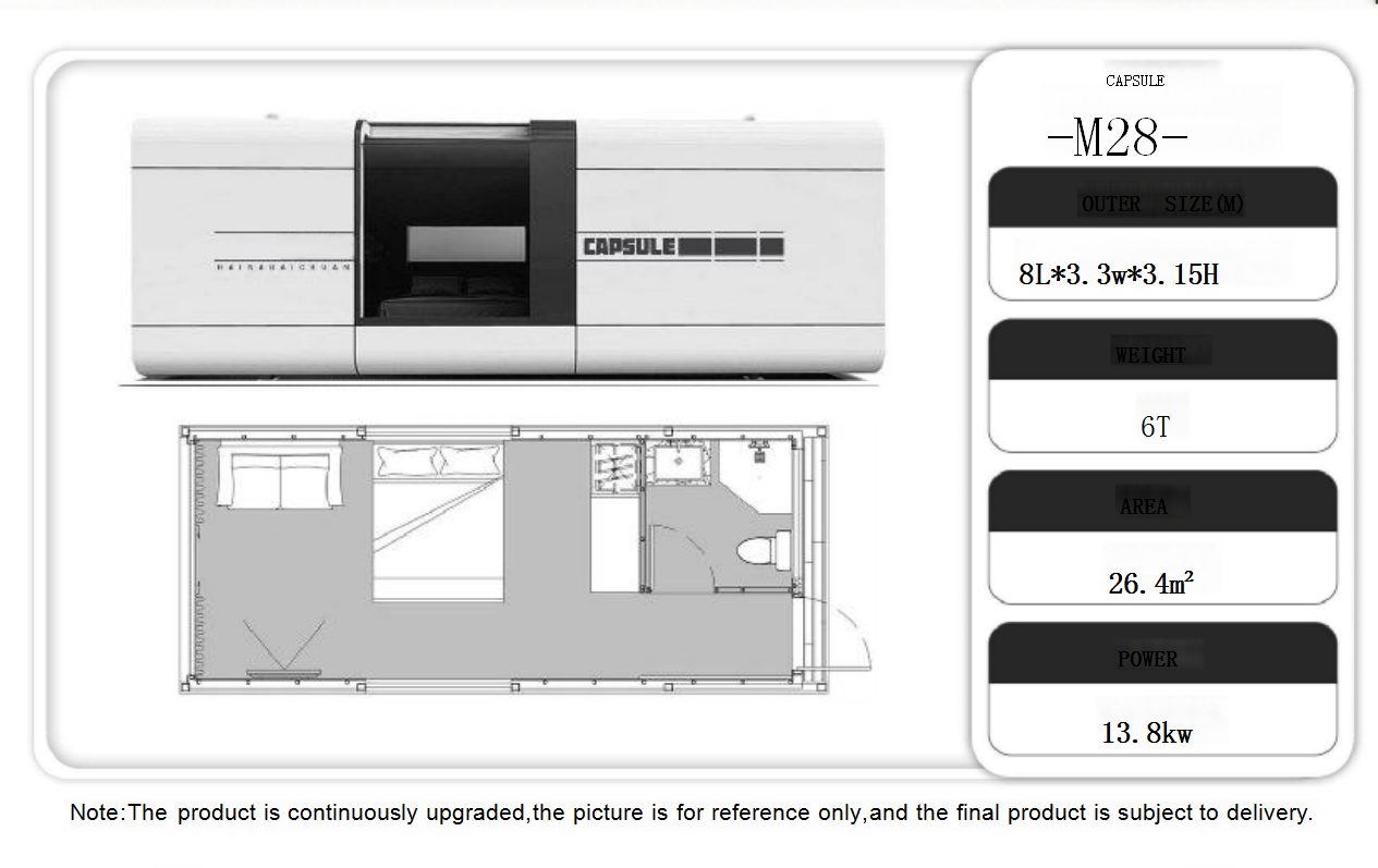 Outdoor Space Capsule Homestay Cabin