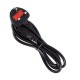 Customizable copper 3 pin uk plug pc laptop computer monitor ac power cord cable for hair dryer power cable